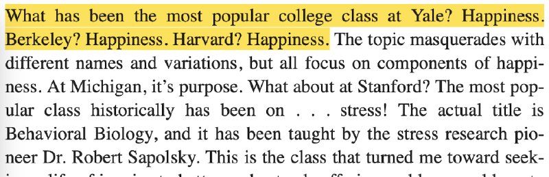 What has been the most popular college class at Yale? Happiness.Berkeley? Happiness. Harvard? Happiness.🤣via happy xiao🥤kele.me