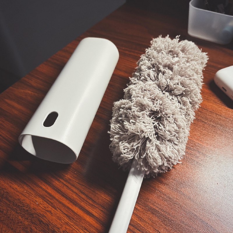 xdm，推荐一个桌面擦灰神器，muji 的鸡毛掸子