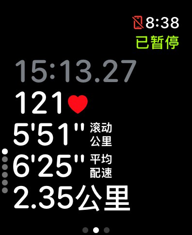 今天早上以120出头的心率跑进了6分配，最快的时候5分40配速，心率125😎via happy xiao