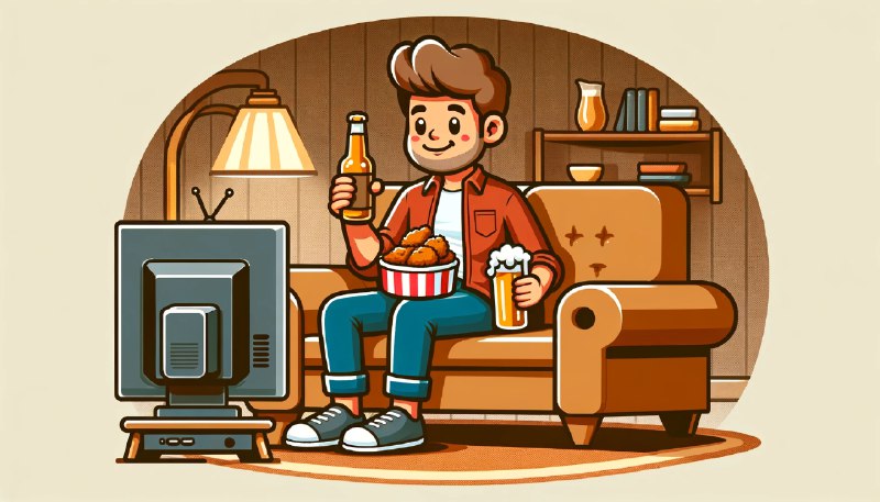 最幸福的时刻夏天里的一个周六下午，JR 去学琴，老婆带着小的睡午觉，我坐在沙发上，打开一罐冰啤酒，开始追剧