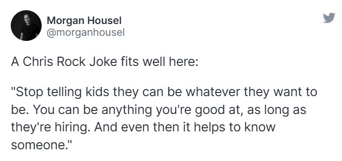 别再跟孩子说“你可以成为任何你想成为的人”了