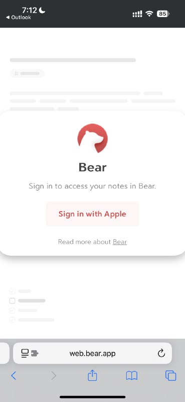 Bear 的网页版终于出了，我记得是我刚上 Telegram 的时候，建的第一个群组，就是 Bear 讨论群，那时候就在传要出 web 版，这都过去七年了🤣via happy xiao