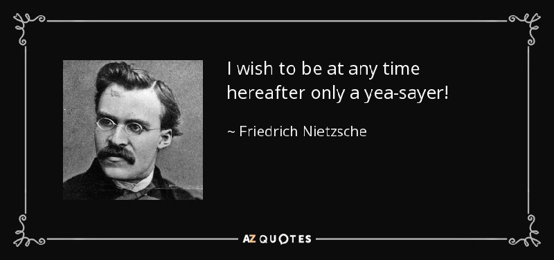 做个赞同者（yes-sayer）我分享许多思维方式，也许你会问，happy，你说这么多，真的都做到了吗？我的答案是，只要是我写下来给你看的，就是我正在做的，或者是我想要做到的