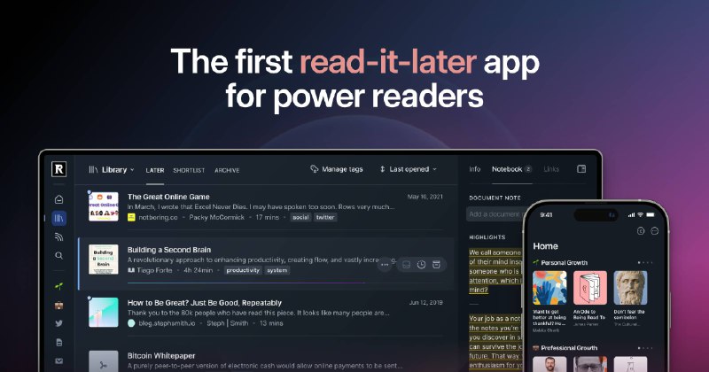 我如何用 Readwise Reader 阅读（上）每一天，我用 Readwise Reader 阅读和标记，它是我离不开的软件