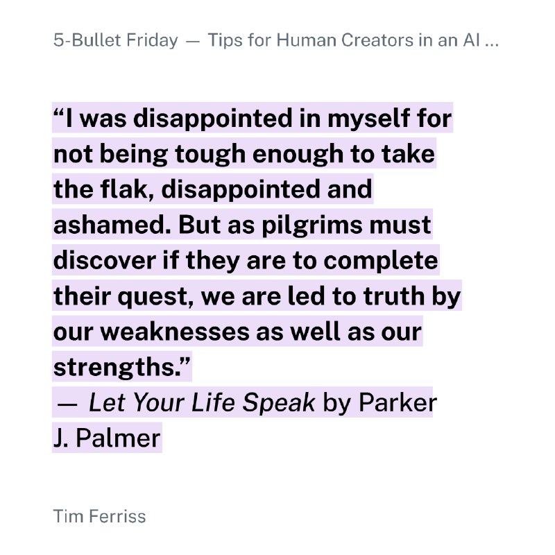 我们不仅因自身的优点，也因自身的弱点而被引向真理